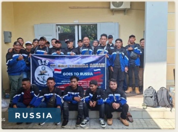 Crew departure to Russia