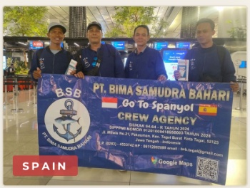 Crew departure to Spain
